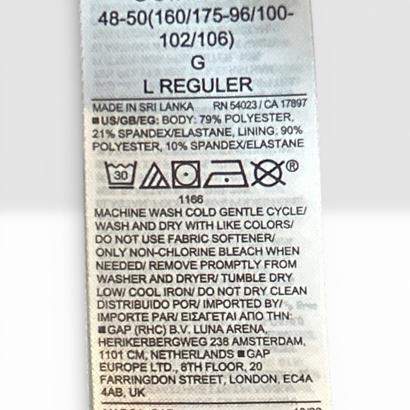 NWT GapFit Power Polo Halter Dress Size Large attached shorts with pocket - Picture 8 of 8